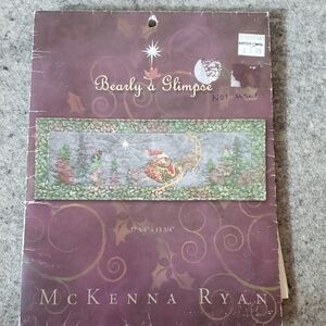 'Bearly a Glimpse' Fiber Art Panel Instructions